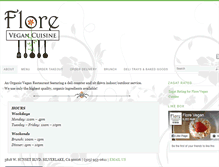 Tablet Screenshot of florevegan.com